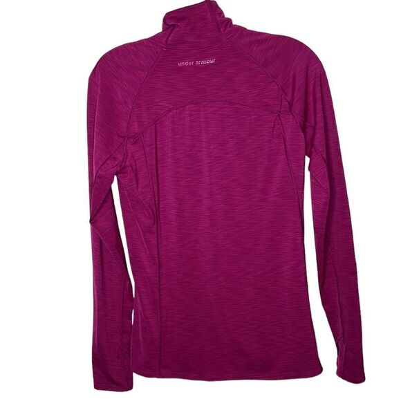 Under Armour Fuchsia Pink Cowl Neck Sweatshirt. Size Small. - Picture 5 of 7